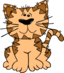 Cartoon Cat Sitting