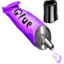 download Glue clipart image with 225 hue color