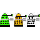 download Dalek clipart image with 45 hue color