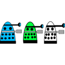 download Dalek clipart image with 135 hue color