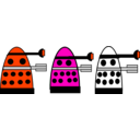 download Dalek clipart image with 315 hue color