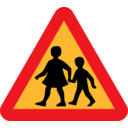 Children Crossing Road Sign