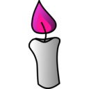 download Vela Candle clipart image with 270 hue color