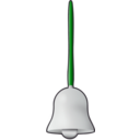 download Bell Silver clipart image with 90 hue color
