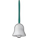 download Bell Silver clipart image with 135 hue color