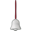 download Bell Silver clipart image with 315 hue color