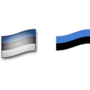 download Clickable Estonia Flag clipart image with 0 hue color