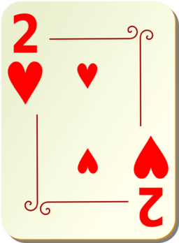 Ornamental Deck 2 Of Hearts