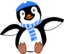 Pinguin Im Winter