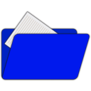 download Folder clipart image with 180 hue color