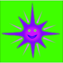 download Happy Sun clipart image with 225 hue color