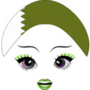 download Pretty Qatari Girl Smiley Emoticon clipart image with 90 hue color