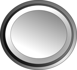 White Circle Button