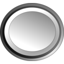 White Circle Button