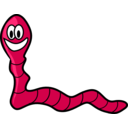 download Worm clipart image with 315 hue color