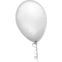 download Balloon White Aj clipart image with 0 hue color