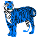 download Architetto Tigre 04 clipart image with 180 hue color