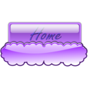 download Cloud Button 2 clipart image with 225 hue color