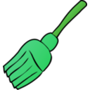 download Broom clipart image with 90 hue color