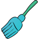 download Broom clipart image with 135 hue color