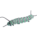 download Caterpillar D Plexippus Ii clipart image with 90 hue color