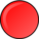 Red Round Button