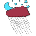 download Rainy Night clipart image with 135 hue color