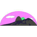 download Sugar Loaf clipart image with 90 hue color