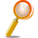 download Magnifier Search Zoom clipart image with 180 hue color