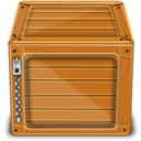download Wooden Package clipart image with 0 hue color