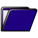 download Folder Icon Purple clipart image with 315 hue color