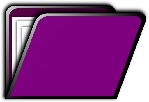 Folder Icon Purple