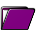 download Folder Icon Purple clipart image with 0 hue color