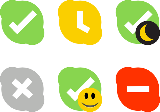 Skype Status Icons
