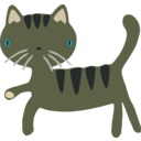 download Cat clipart image with 45 hue color