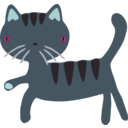 download Cat clipart image with 180 hue color