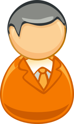 Architetto Remix Orange Grey Man Icon