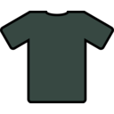 download Brown T Shirt clipart image with 135 hue color