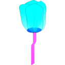 download Tulip clipart image with 180 hue color