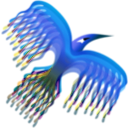 download Phoenix Bird 2 clipart image with 180 hue color