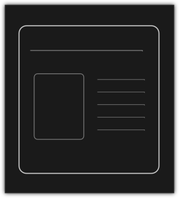 Monochrome Presentation Icon