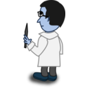 download Comic Characters Professor clipart image with 180 hue color