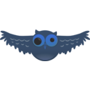 download Cartoon Owl clipart image with 180 hue color