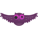 download Cartoon Owl clipart image with 270 hue color