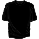 download Black T Shirt clipart image with 180 hue color