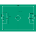 download Football Pitch Measurements clipart image with 45 hue color
