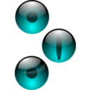 download Three Eyes 7fff00 clipart image with 90 hue color