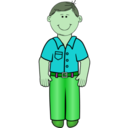 download Daddy Standing 02 clipart image with 90 hue color