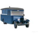 download Old Truck Camper clipart image with 180 hue color