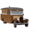 download Old Truck Camper clipart image with 0 hue color